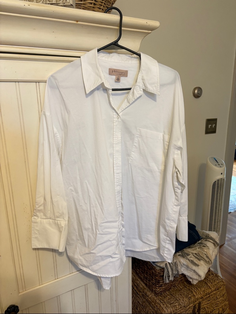 Philosophy Crisp White Button-Down Shirt